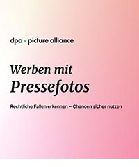 Cover des dpa Whitepapers Werben mit Pressefotos